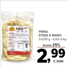 Todis I tesori del forno pinsa stesa a mano offerta