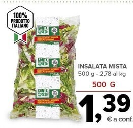 Todis Bontà dell'orto insalata mista offerta
