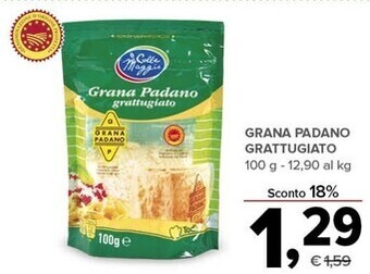 Todis Colle maggio grana padano grattugiato offerta
