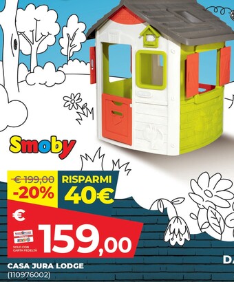 Toys Center Smoby casa jura lodge offerta