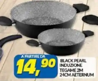 Risparmio Casa aeternum Black pearl induzione tegame 2m 24cm offerta