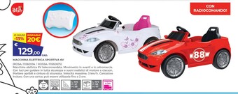 Toys Center Sun & sport - macchina elettrica sportiva 6v offerta