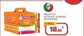 Bimbo Store Plasmon biscotto 4x720gr offerta