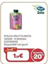 Bimbo Store Hero pouch frutta mista 100 gr offerta