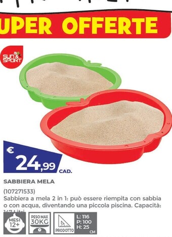 Sun & sport - sabbiera mela