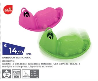 Toys Center Sun & sport - dondolo tartaruga offerta