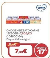 Bimbo Store Mellin omogeneizzato carne 12x80 gr offerta