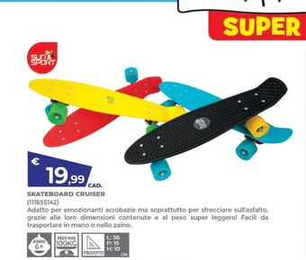 Toys Center Skateboard cruiser offerta