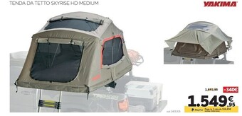 Norauto Yakima - tenda da tetto skyrise hd medium offerta