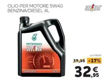 Norauto Selenia - olio per motore 5w40 benzina/diesel 4l offerta