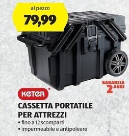 ALDI Keter cassetta portatile per attrezzi offerta