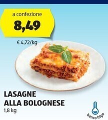 ALDI Lasagne alla bolognese offerta