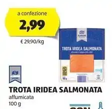 ALDI Almare seafood trota iridea salmonata offerta