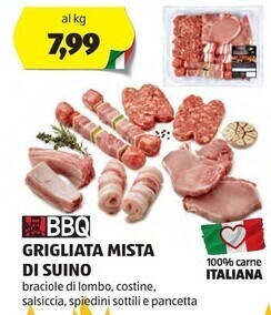 ALDI Bbq - grigliata mista di suino offerta