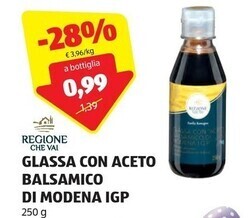 ALDI Regione che vai - glassa con aceto balsamico di modena igp offerta