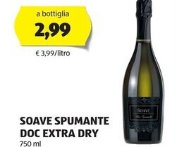 ALDI Soave spumante doc extra dry offerta