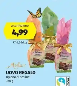 ALDI Monarc uovo regalo offerta