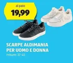 ALDI Scarpe aldimania per uomo e donna offerta