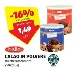 ALDI Bella - cacao in polvere offerta