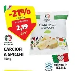 ALDI I colori del sapore carciofi a spicchi offerta