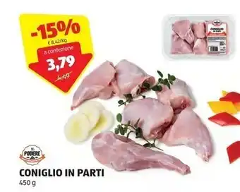 ALDI Il podere coniglio in parti offerta