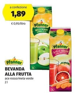 ALDI Pfanner bevanda alla frutta offerta