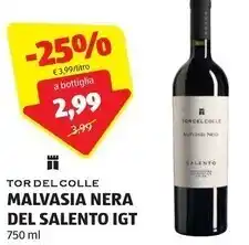 Tor del colle - malvasia nera del salento igp
