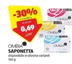 ALDI Ombia saponetta offerta