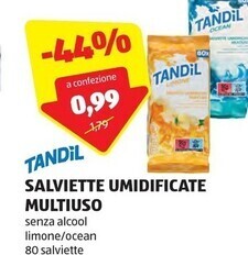 ALDI Tandil salviette umidificate multiuso offerta