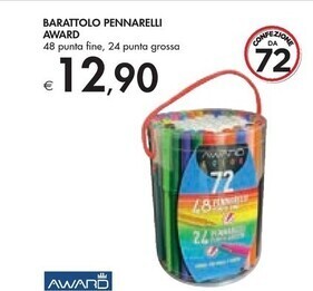 Bennet Award barattolo pennarelli offerta