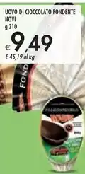 Bennet Novi uovo di cioccolato fondente offerta