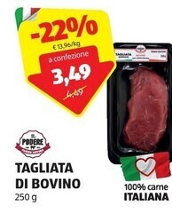 ALDI Il podere tagliata di bovino offerta