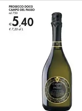 Bennet Campo del passo prosecco docg offerta