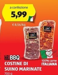 ALDI Costine di suino marinate offerta