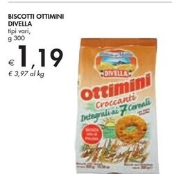 Bennet Divella biscotti ottimini offerta