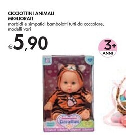 Bennet Migliorati cicciottini animali offerta