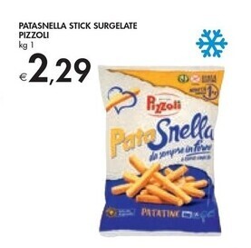 Bennet Pizzoli patasnella stick surgelate offerta