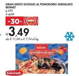 Bennet Bennet - gran misto scoglio al pomodoro surgelato offerta