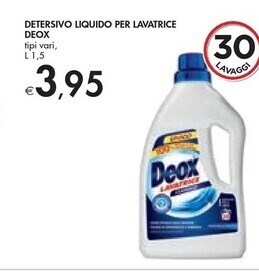 Bennet Deox detersivo liquido per lavatrice offerta
