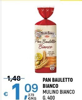A&O Mulino bianco pan bauletto bianco offerta