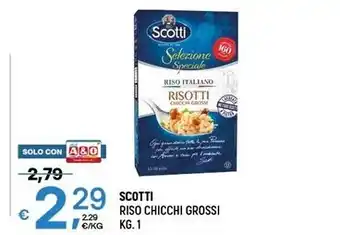 A&O Scotti riso chicchi grossi offerta