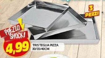Risparmio Casa Tris Teglia pizza 30/35/40cm offerta