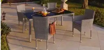 Naterial - set tavolo e 4 sedie davos