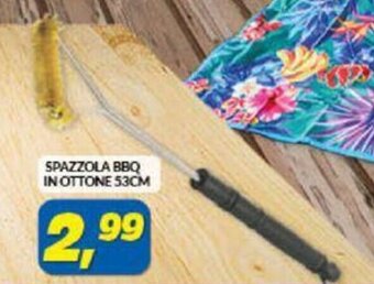 Risparmio Casa Spazzola BBQ in Ottone 53cm offerta