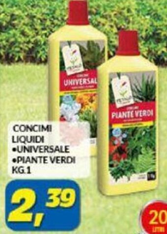 Concimi Liquidi Universale/piante verdi kg.1