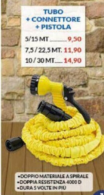 Risparmio Casa Tubo + Connettore + Pistola 5/15 mt offerta