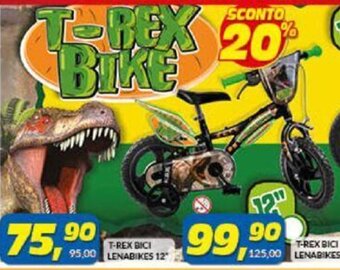 Risparmio Casa T-Rex Bici Lenabikes 12 offerta