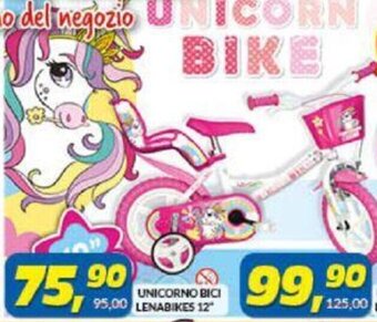 Risparmio Casa Unicorno Bici Lenabikes 12" offerta