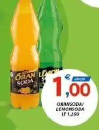 Oran soda / lemon soda