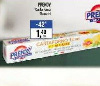 Caddy's Prendy Carta Forno offerta